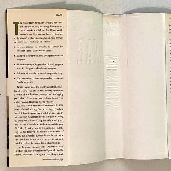 War Stories Operation Iraqi Freedom Hardcover Oliver North Signed First Edition - Picture 3 of 14